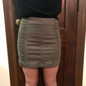 Free People Two-Toned Skirt